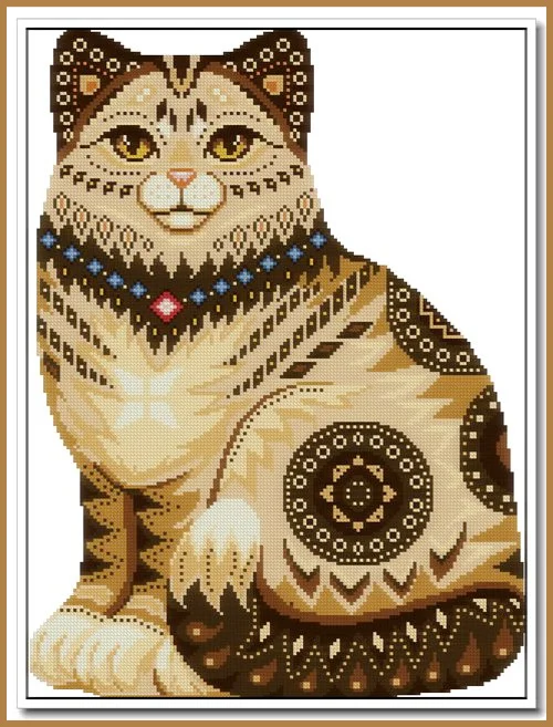 

Needlework,DIY Cross Stitch,Sets For Embroidery kits,11CT&14CT,Cat