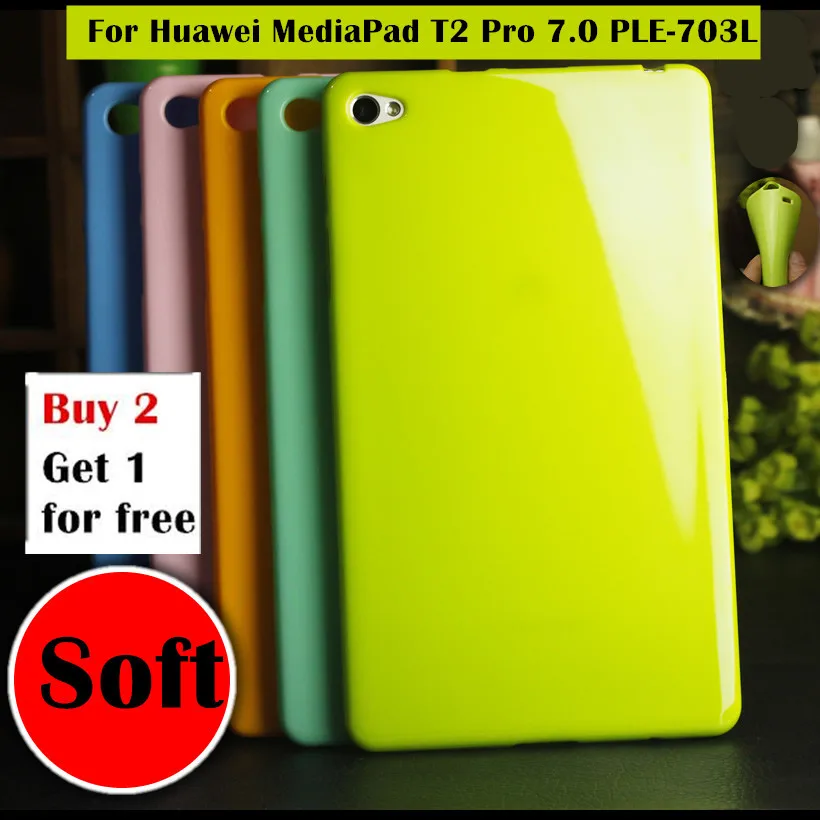 Красочный мягкий чехол из ТПУ для Huawei MediaPad M2 7 0 lite PLE 703L &quot/T2 Pro планшета Мягкая