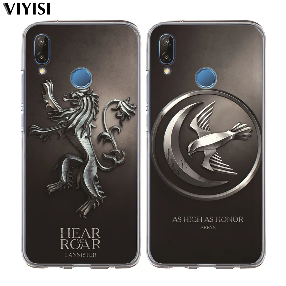Чехол для Huawei P30 P20 Mate 20 Pro 9 P10 Lite Game Thrones Daenerys Dragon Jon Snow Tyrion Lannister Мягкий силиконовый