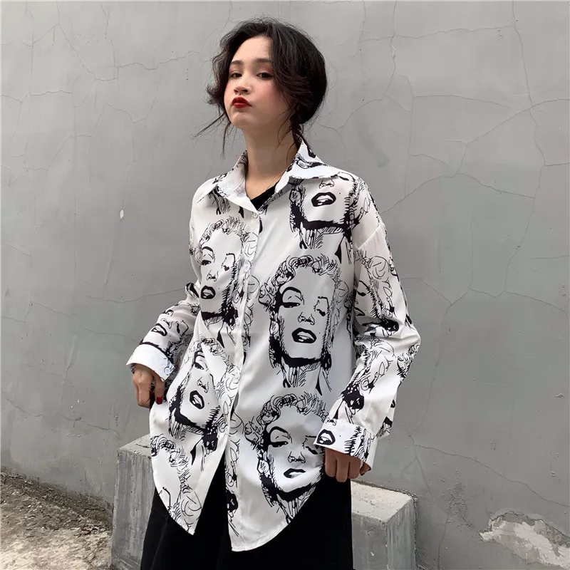 Новинка Высококачественная рубашка в стиле ольччан Харадзюку свободные женские
