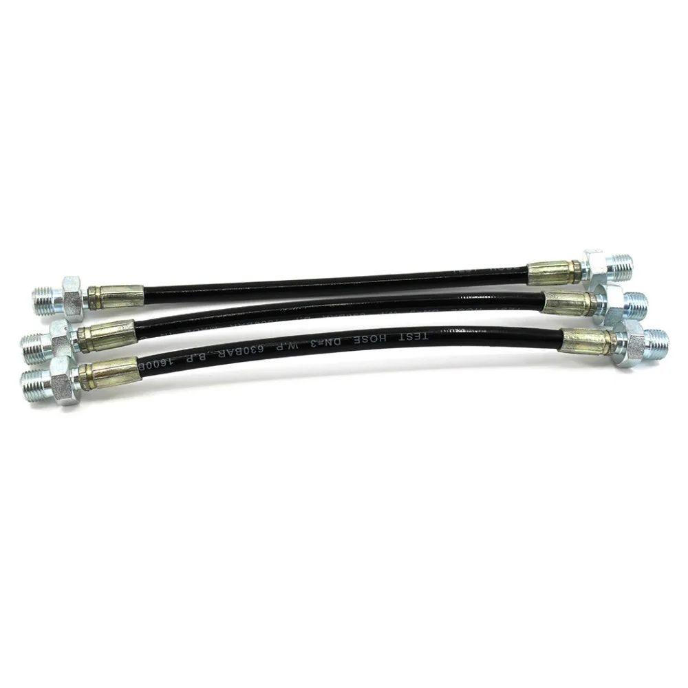 PCP Airforce Paintball Pneumatics Device High Pressure Hose 20cm Long M10x1 Male Thread Nylon Hose Carbon Steel Connection 30MPA