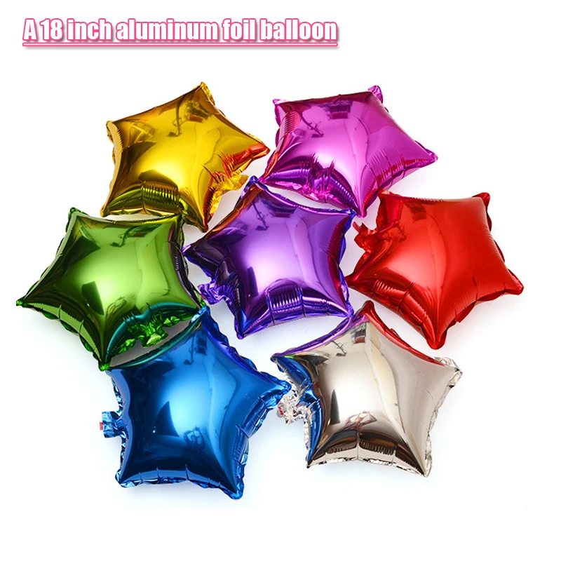 5 шт./лот воздушные шары для вечеринки звезды свадьбы 18 дюймов большие из
