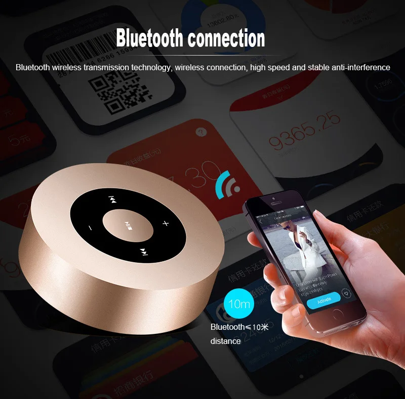 Портативные мини Bluetooth колонки беспроводная светодиодная Колонка громкой связи