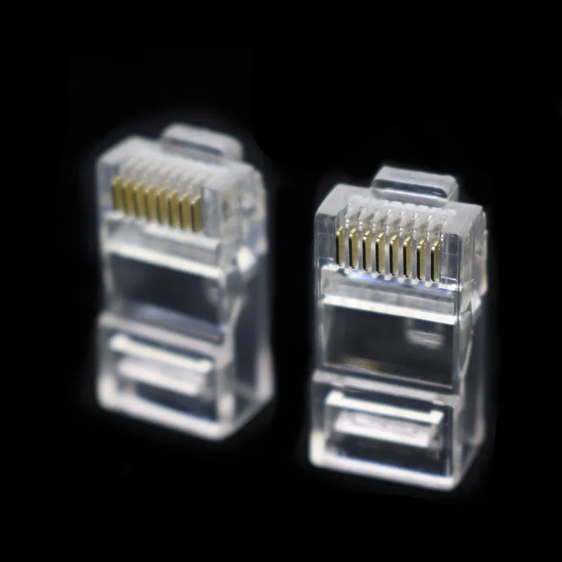 10-pcs-cable-terminal-transparent-crystal-head-crystal-head-rj45-cat5-cat5e-modular-plug-gold-plated-network-connector