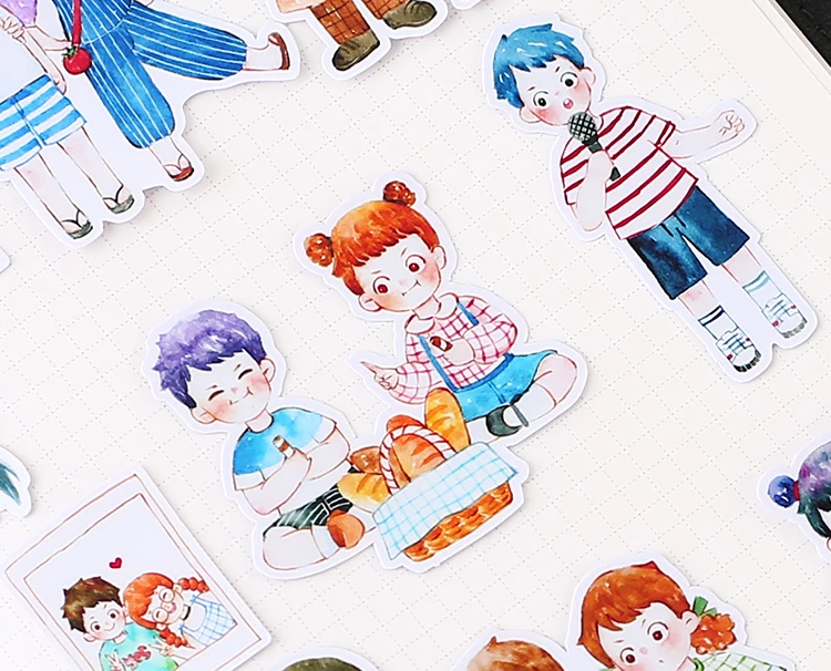 20 шт. бумажные наклейки для книг на ноутбук|Канцелярские наклейки| |