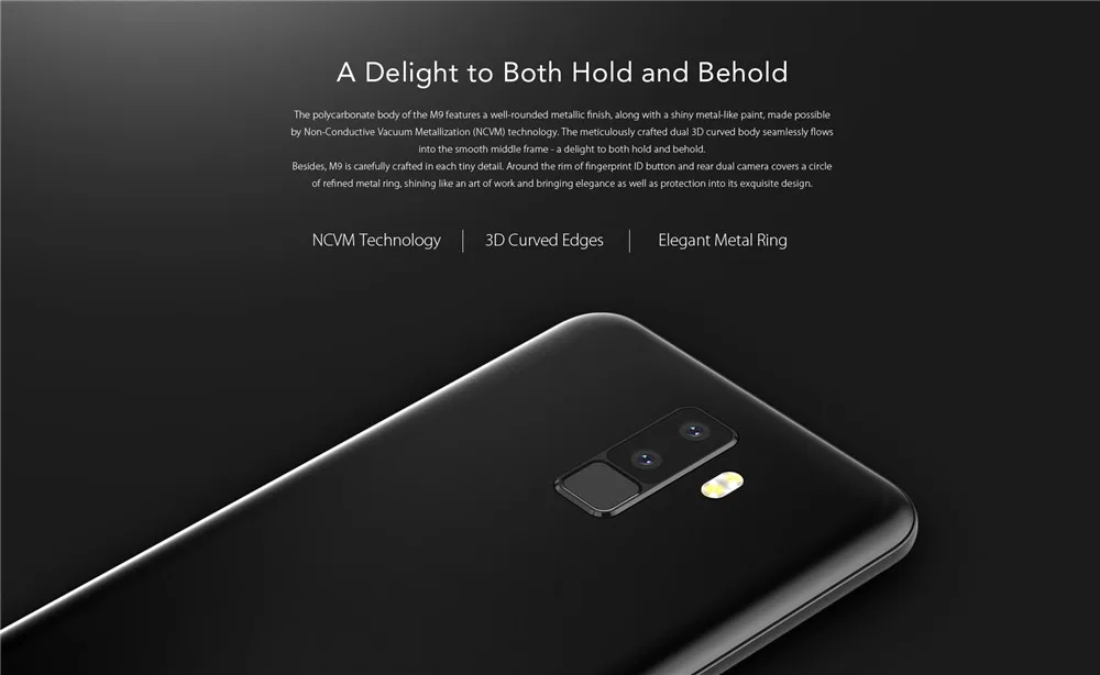 Leagoo M9 5," 18:9 полный экран четыре камеры Android 7,0 MT6580A четырехъядерный 2 Гб ОЗУ 16 Гб ПЗУ 8,0 МП отпечаток пальца 3g WCDMA мобильный телефон