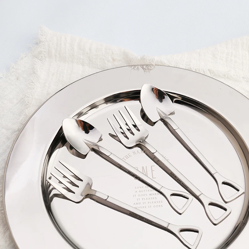 FHEAL лопата из нержавеющей стали форма ложка и фруктовая вилка Творческий Mnin