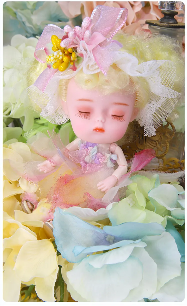 1/12 BJD кукла 26 шарнирное тело 14 см мини кукла серия DODO кукла с костюмом и обувью макияж и коробка в подарок OB11