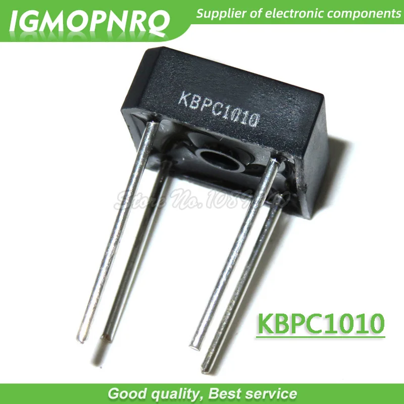 

5 шт., диодный мост KBPC1010, 10 А, 1000 В, выпрямитель IGMOPNRQ
