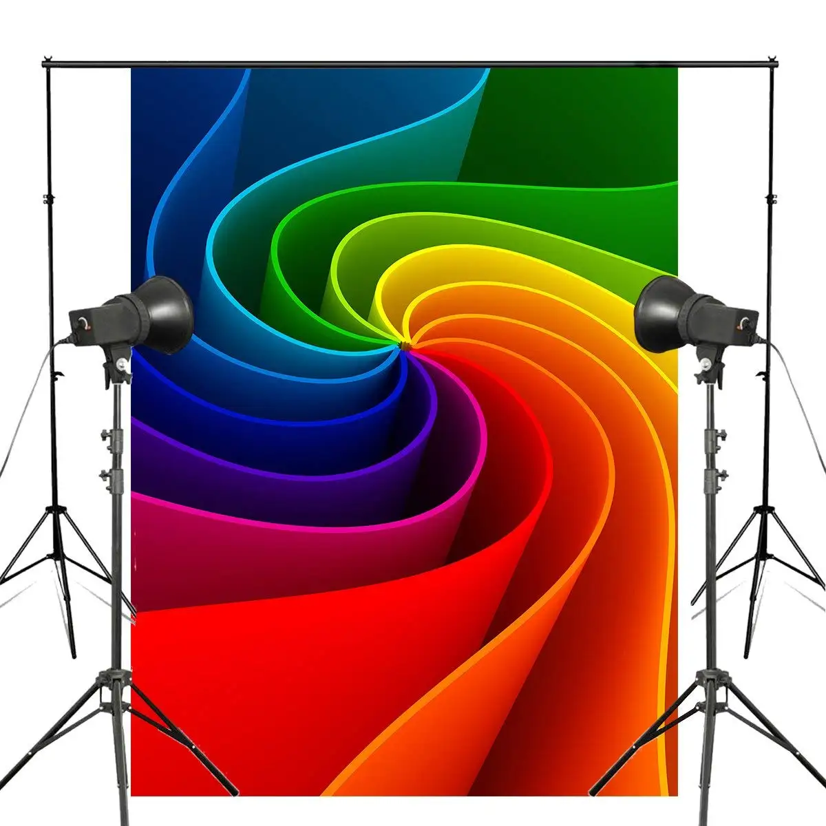 5X7 футов многоцветный фон для фотосъемки ветряная мельница Радуга детской