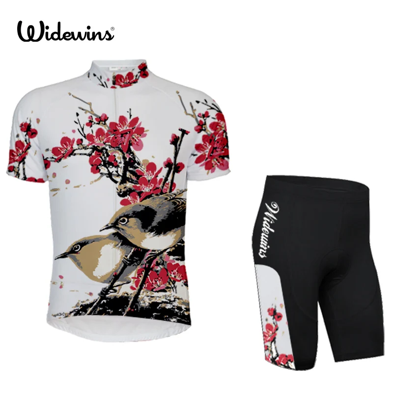 Female love short-sleeved cycling Jersey Ropa Ciclismo Plum professional women's breathable bicycle clothing 5418 | Спорт и