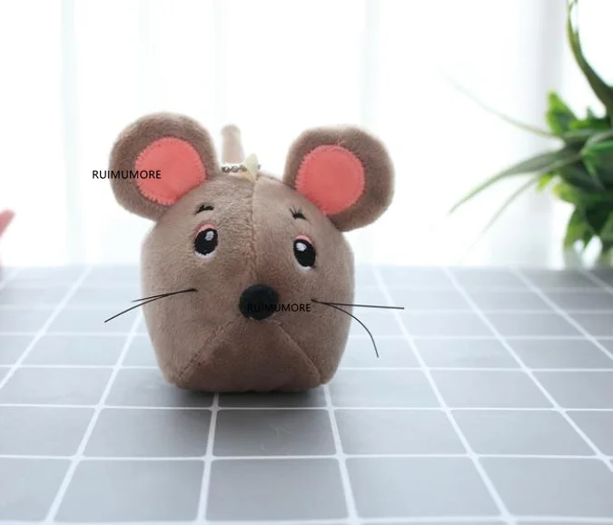 design Милая новогодняя игрушка, 10 см прибл., брелок плюшевая игрушка, детская игрушечная плюшевая мышь, подарок маленькое плюшевое игрушки - Цвет: design
