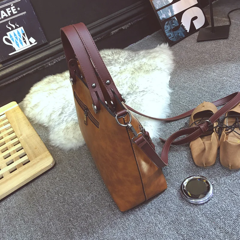 Сумка Freya Safi женская из искусственной кожи с вощёным маслом|sac a|sac brandhandbag 2016 |