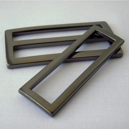 50 мм Внутренние широкие ленточные слайдеры и пряжки Gunmetal triglide slider &amp buckle 2