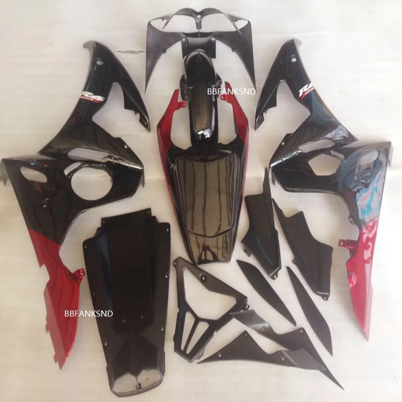 Высокая обтекатель все черный средства ухода за кожей для YAMAHA YZFR6 03-05 R6 YZF-R6 03 04 05 YZFR-6 прохладный черный YZF R6 2003 2004 2005