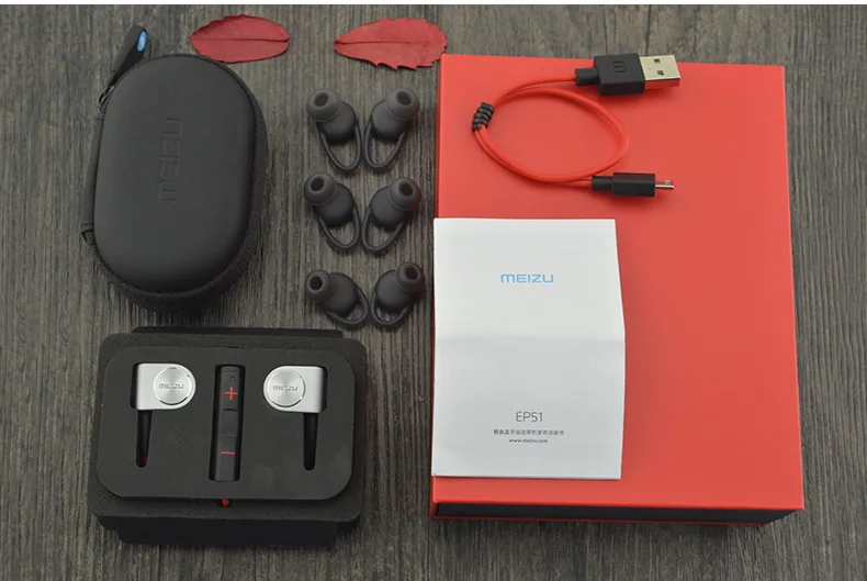 Оригинальный Meizu EP51 Bluetooth HiFi спортивные наушники Встроенный микрофон на шнуре