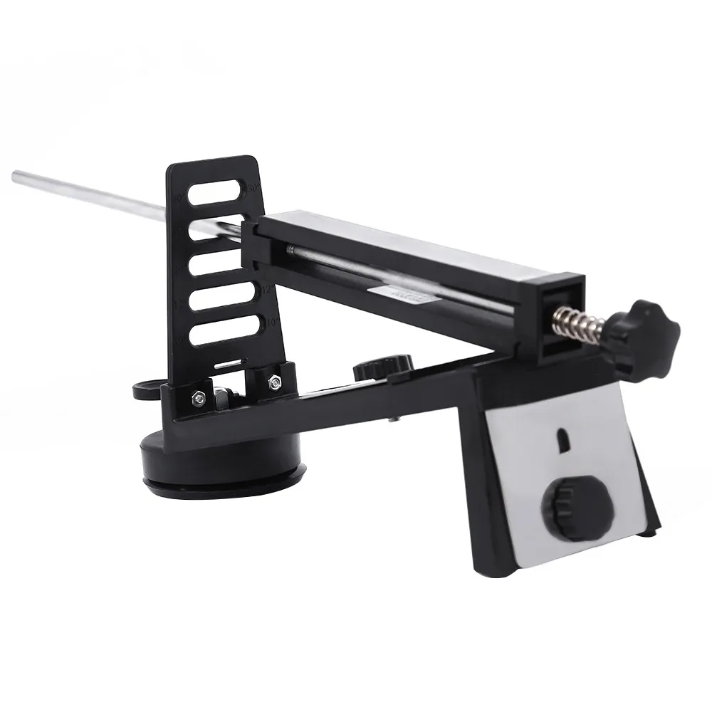

Original Adjustable Fixed-angle Knife Sharpener With 3 Whetstones Professional Knife Sharpening For Kitchen Knives Scissors Saws