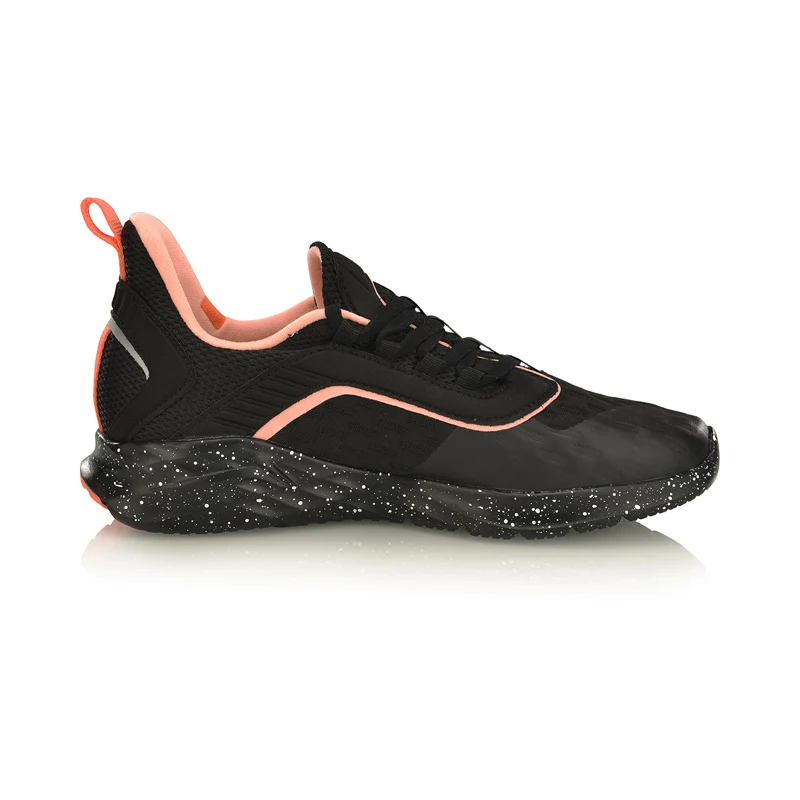 Li-Ning Для женщин CRAZY RUN удобные кроссовки для бега светильник с удобной подкладкой гибкие спортивная обувь кроссовки ARHP022 SJFM19