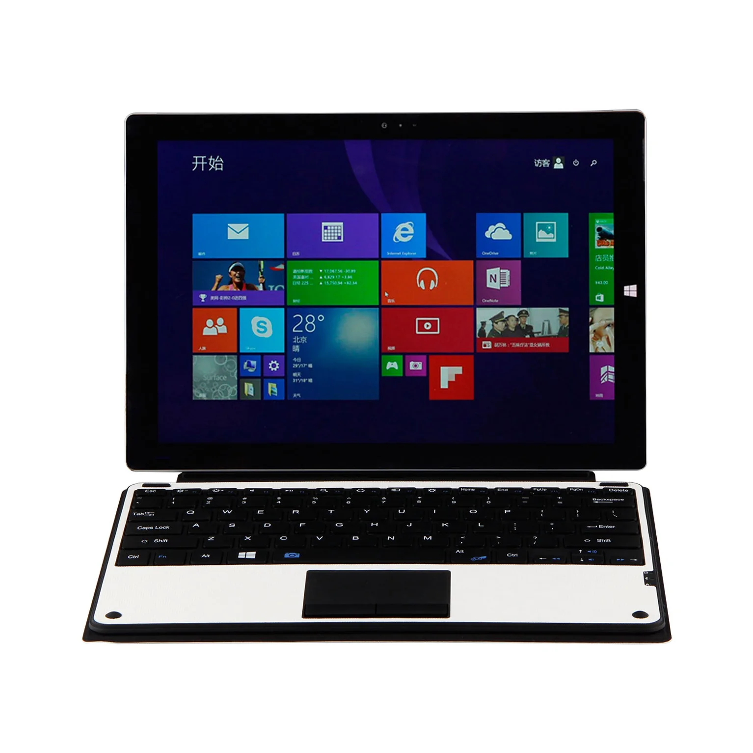 Белый Для microsoft Surface Pro 6/Pro5, беспроводной Bluetooth чехол-клавиатура для Surface Pro 3 4, чехол-подставка для планшета, чехол+ стилус - Цвет: Белый