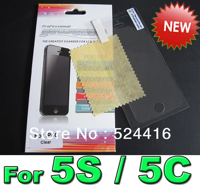 5 шт. / lot прозрачный экран протектор плёнка для Apple iPhone 5S 5C упаковка | Мобильные