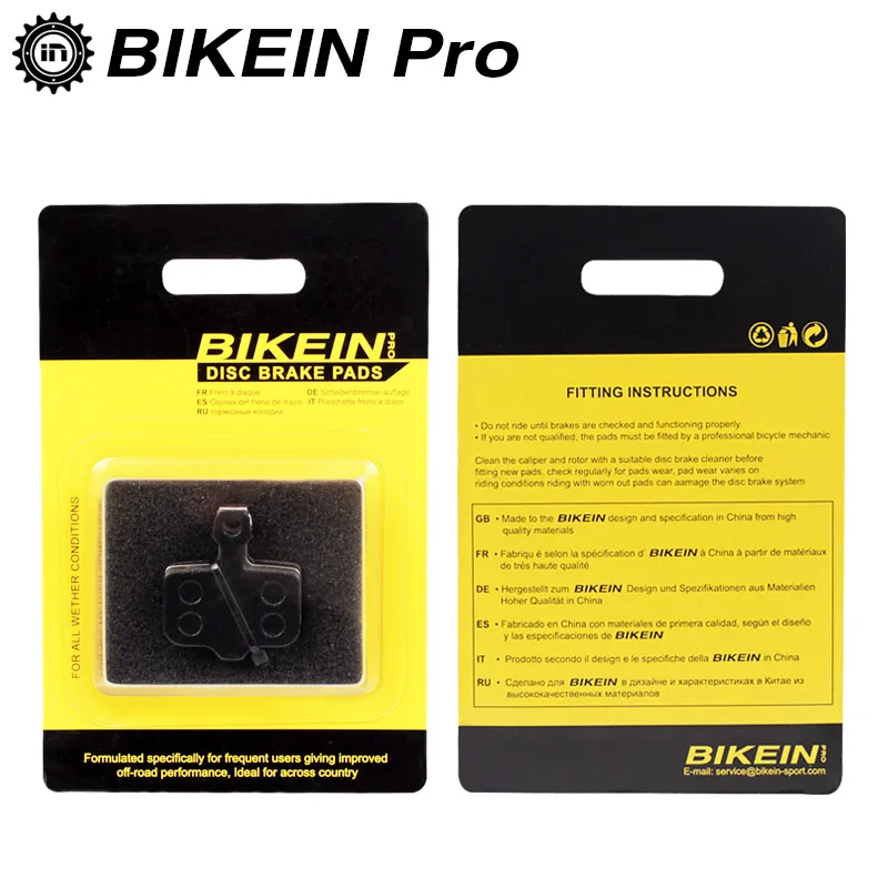 BIKEIN 4 пары тормозных колодок для горного велосипеда из смолы Avid Elixir R/CR/CR MAG/E1/3/5/7/9