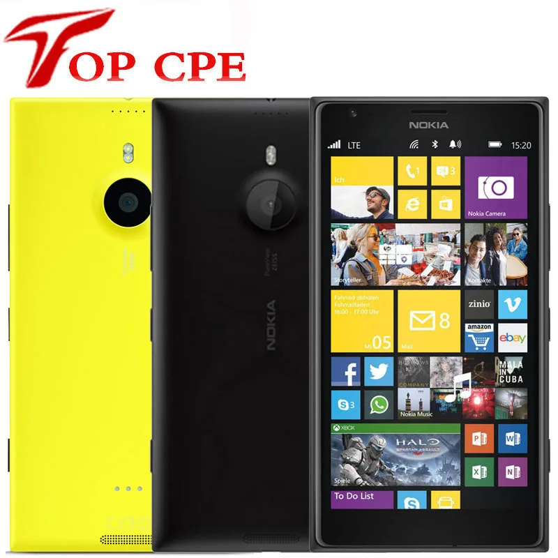 Восстановленный Оригинальный сотовый телефон Nokia Lumia 1520 Windows четырёхъядерный 2 Гб