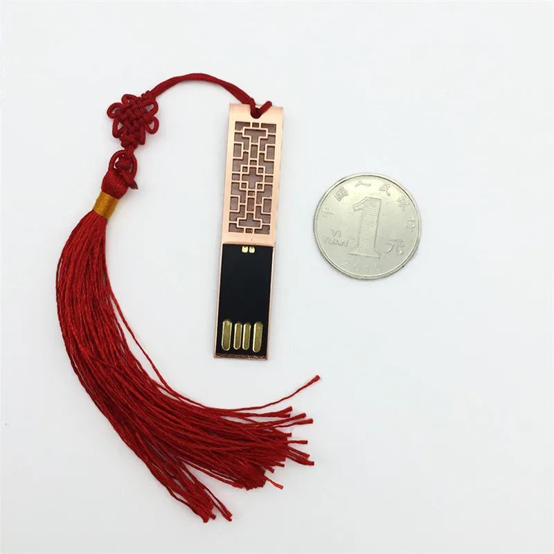 Флеш-накопитель 16 ГБ usb флэш-накопитель 4 ГБ 8 ГБ флеш-накопитель 32 ГБ usb 2,0 64 ГБ usb диск памяти 128 Гб металлический китайский стиль подарок