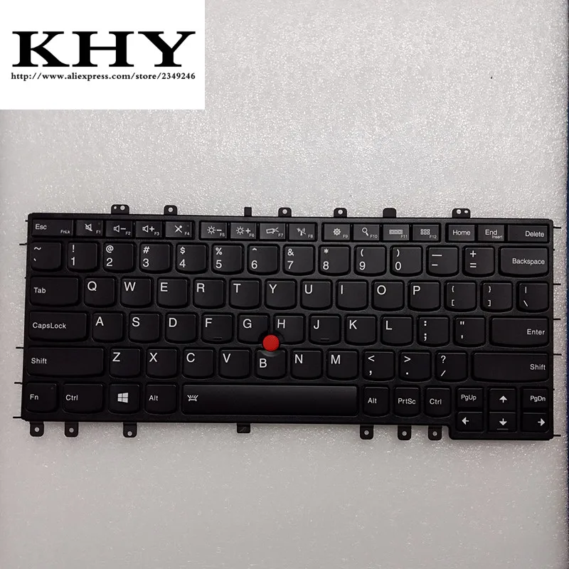 Оригинальная подсветка США для ThinkPad S1 120 Yoga S120 S240 Yoga12 Серия Клавиатура FRU: 04Y2620 04Y2916