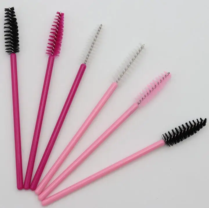 Cosmetic Eyelash Brush Disposable for Eyelashes 1000pcs mix color Lash Wholesale Makeup | Красота и здоровье
