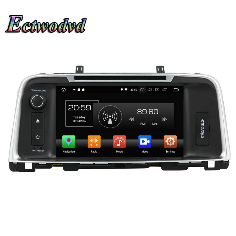 Ectwodvd Восьмиядерный 4G Android 8 0/четырехъядерный 1 Автомобильный мультимедийный dvd