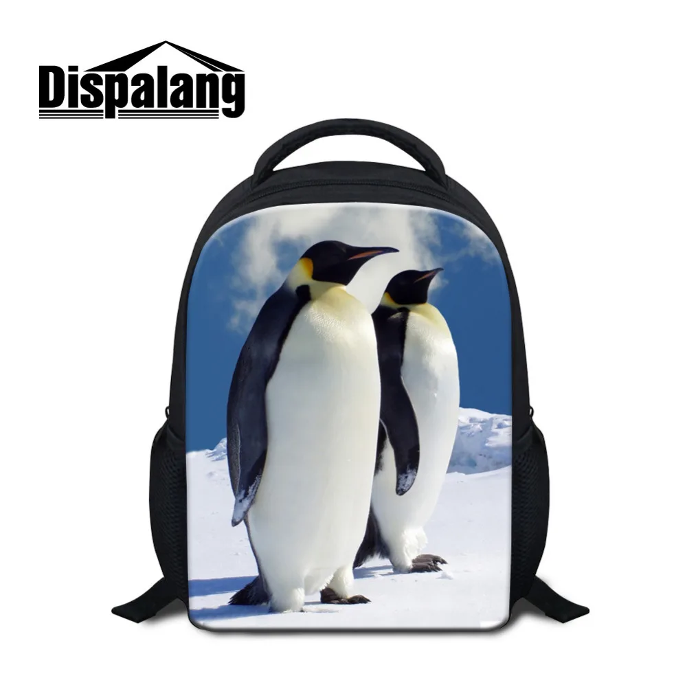 Детские школьные ранцы Dispalang миниатюрный рюкзак с 3D рисунком животных пингвина