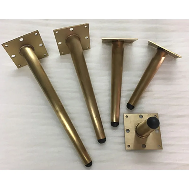 

4pcs/lot Stainless Steel Gold Legs TV Cabinet Legs Furniture Leg Cabinet Cupboard Table Feet Free Shipping