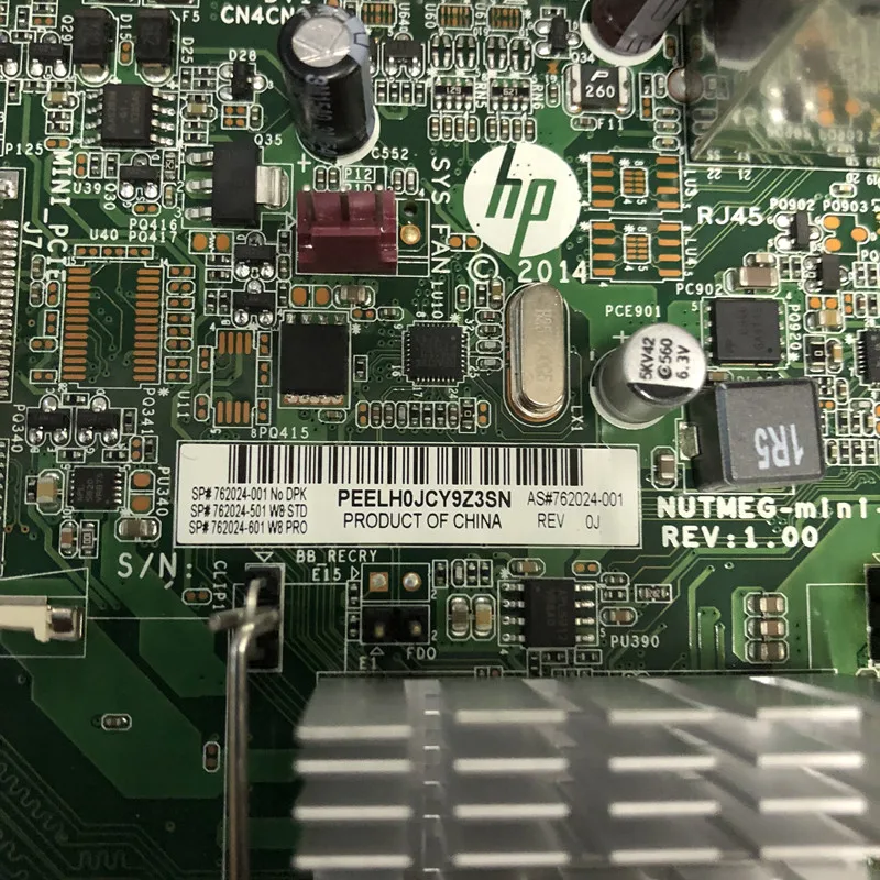 762024 001 для hp 110 250 450 a114 материнская плата NUTMEG mini ITX 501/601 хорошее качество почти