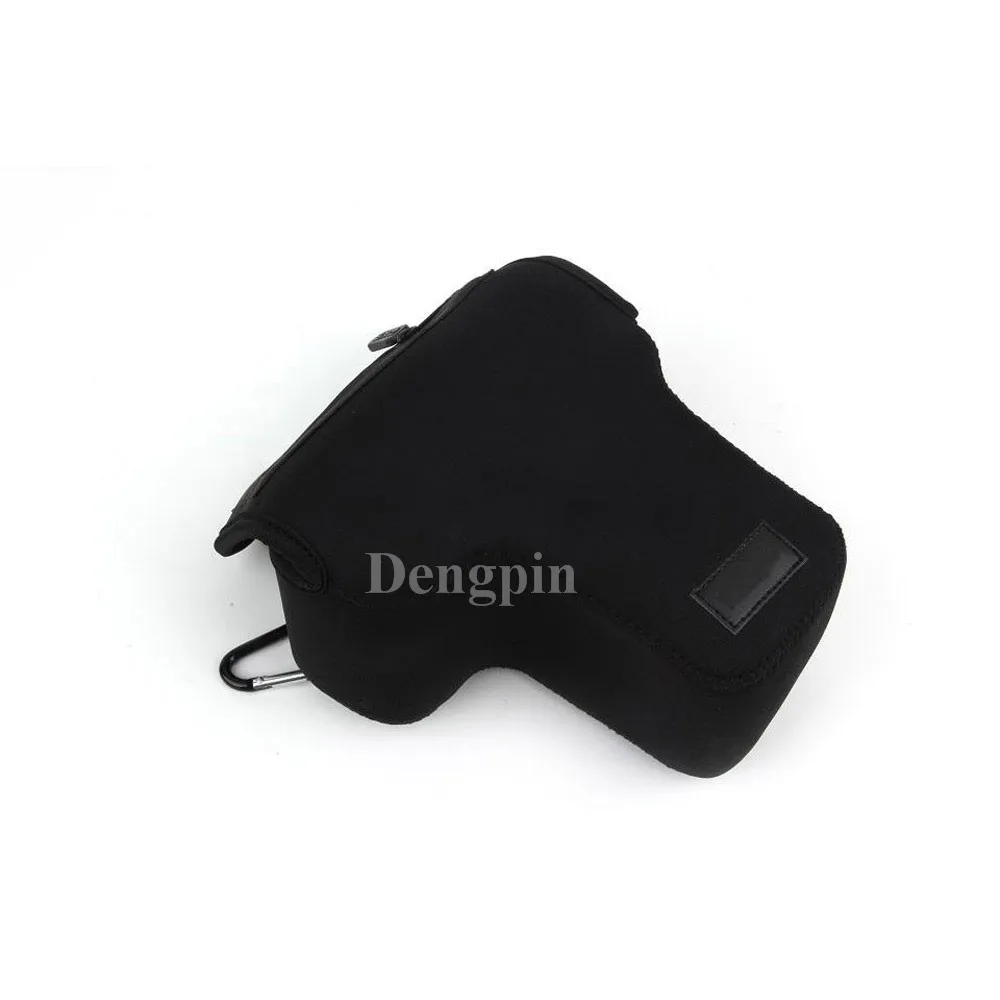Dengpin черный неопрен мягкий Камера чехол сумка для Canon SX60HS EOS 550D 450D 500D 100D 1200D 700D 650D 600D
