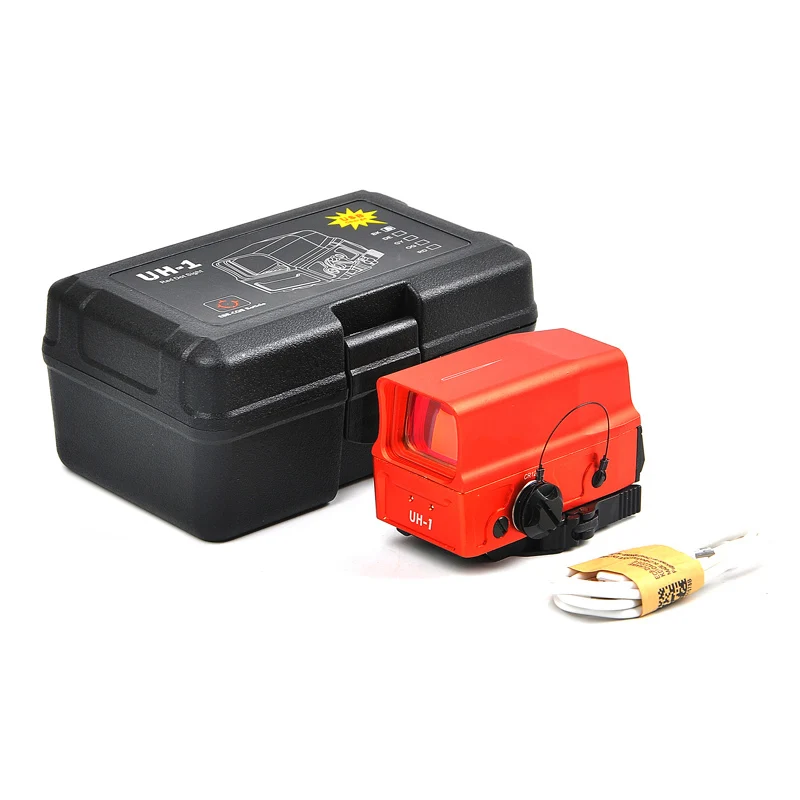 UH1 голографический красный точечный прицел с USB зарядным устройством Reflex Red Dot Sight Sniper gear ружье для страйкбола Scope