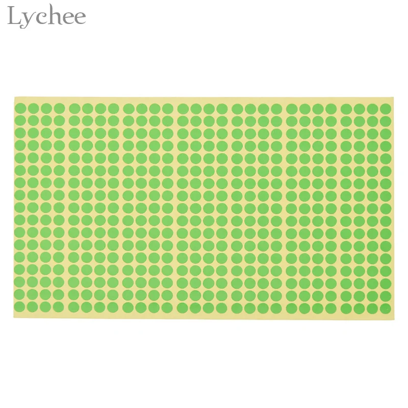 Lychee 1 лист круглое пятно цветные наклейки этикетки DIY ручной работы бумажное Ремесло Скрапбукинг украшения
