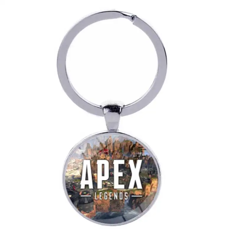 28 Новинка, брелок для ключей Apex legends, модель из сплава, игрушки Apex, Горячая игра, аксессуары, фигурка, металлический брелок для ключей, подарки для детей на день рождения - Цвет: 28