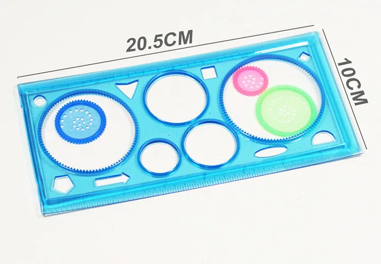 1 шт./компл. для творческого рисования шаблонная линейка Спирограф геометрических инструмент для обучения рисованию канцелярские принадлежности для студентов офисные принадлежности