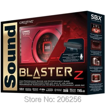 Бесплатная доставка оригинальный креативный звуковой бластер Z PCIe звуковая