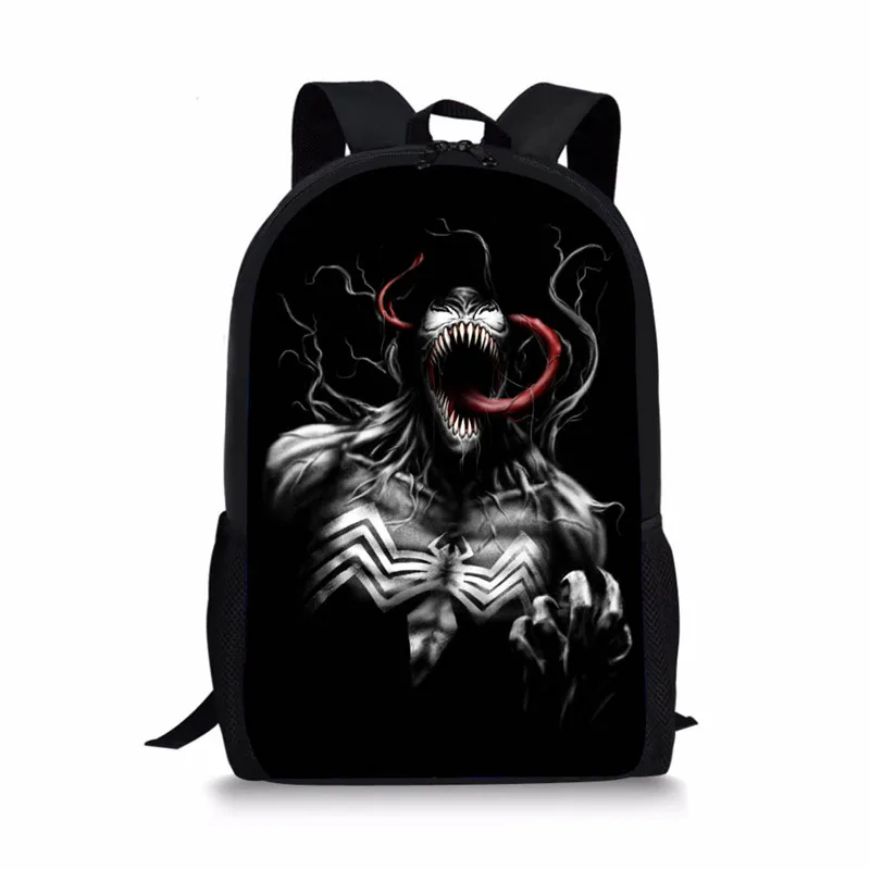 Venom, школьная сумка, набор, Череп, школьный рюкзак, мужской, Подростковый, для мальчиков, рюкзак, Детская сумка через плечо, mochila escolar - Цвет: L4448C