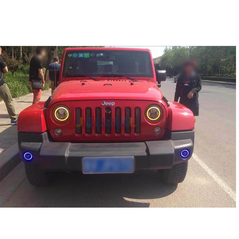 7 дюймовый круглый светодиодный фар для Wrangler Harley Toyota FJ Cruiser LandRover Defender с