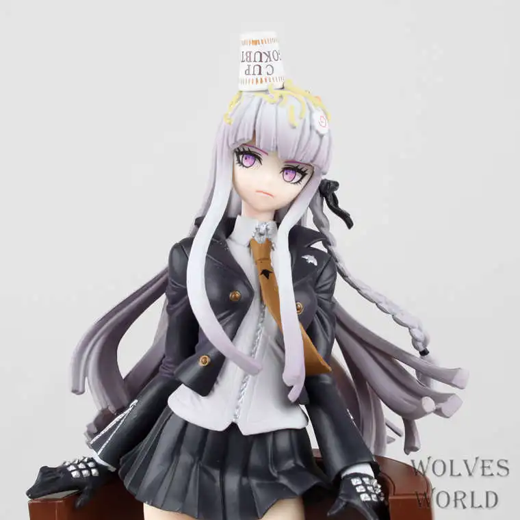 Huong Аниме Фигурка 23 см Danganronpa Kirigiri Kyoko Сексуальная ПВХ фигурка Коллекционная