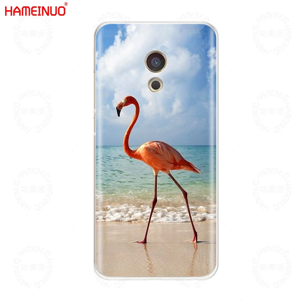 HAMEINUO красивый чехол с фламинго для Meizu M6 M5 M5S M2 M3 M3S MX4 MX5 MX6 PRO 6 5 U10 U20 note plus | Мобильные