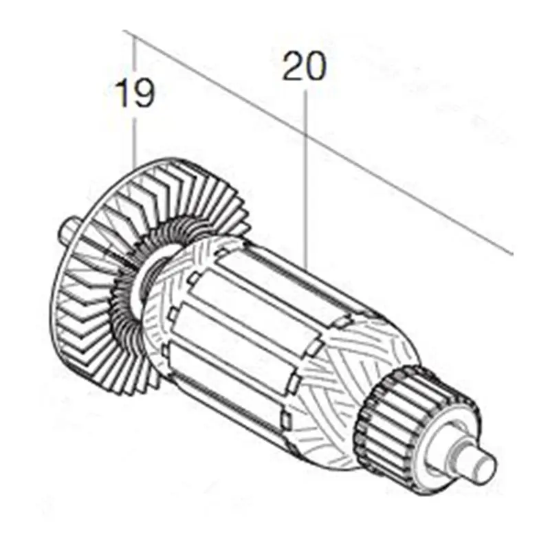

Armature 518506-9 220-240V Rotor For Makita M6200B
