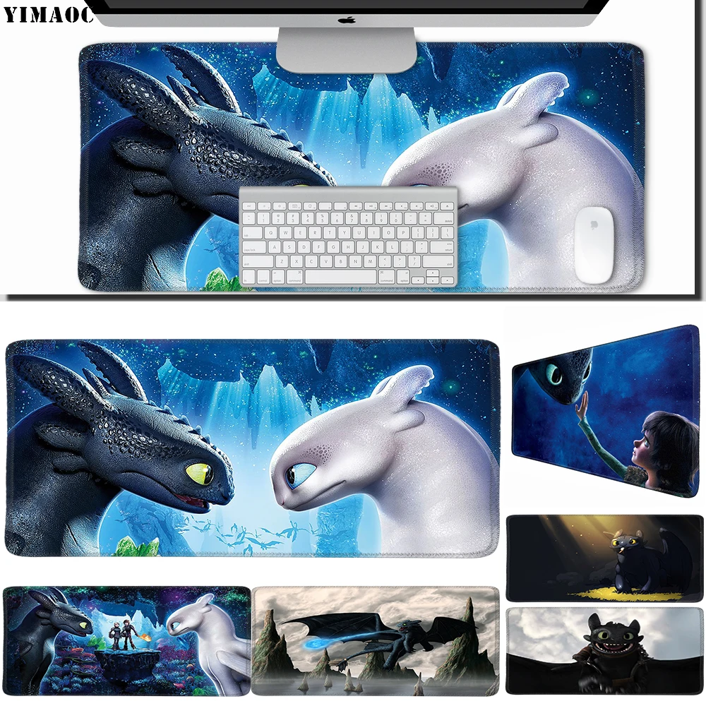 YIMAOC 30*60 см большой коврик для мыши геймерский резиновый игровой Настольный с