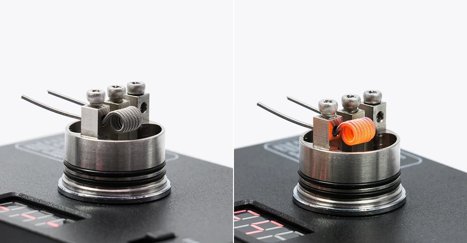 Volcanee 10 шт. Alien Clapton катушка плоская витая Плавленая Clapton Quad Tiger нагревательный провод Vape сопротивление предварительно изготовленная катушка