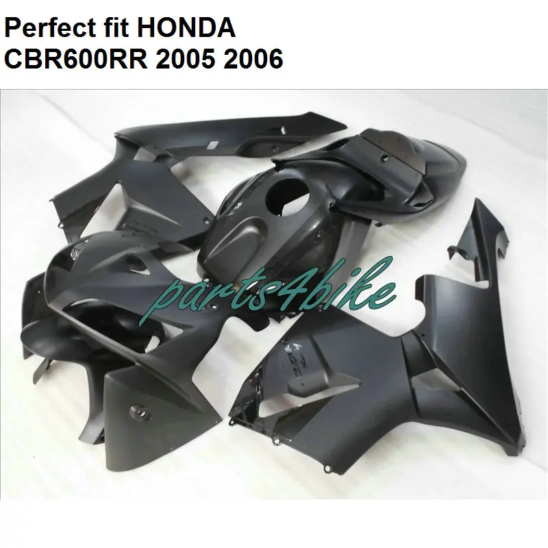 Комплект обтекателей для кузова Honda CBR600RR 2005 2006 матовый черный комплект CBR 600RR 05 06
