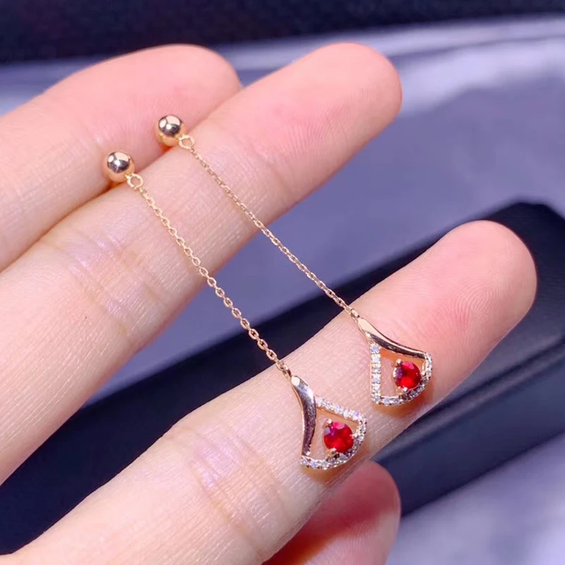 Ювелирные изделия colife 925 Серебряные длинные висячие серьги для молодой девушки 3