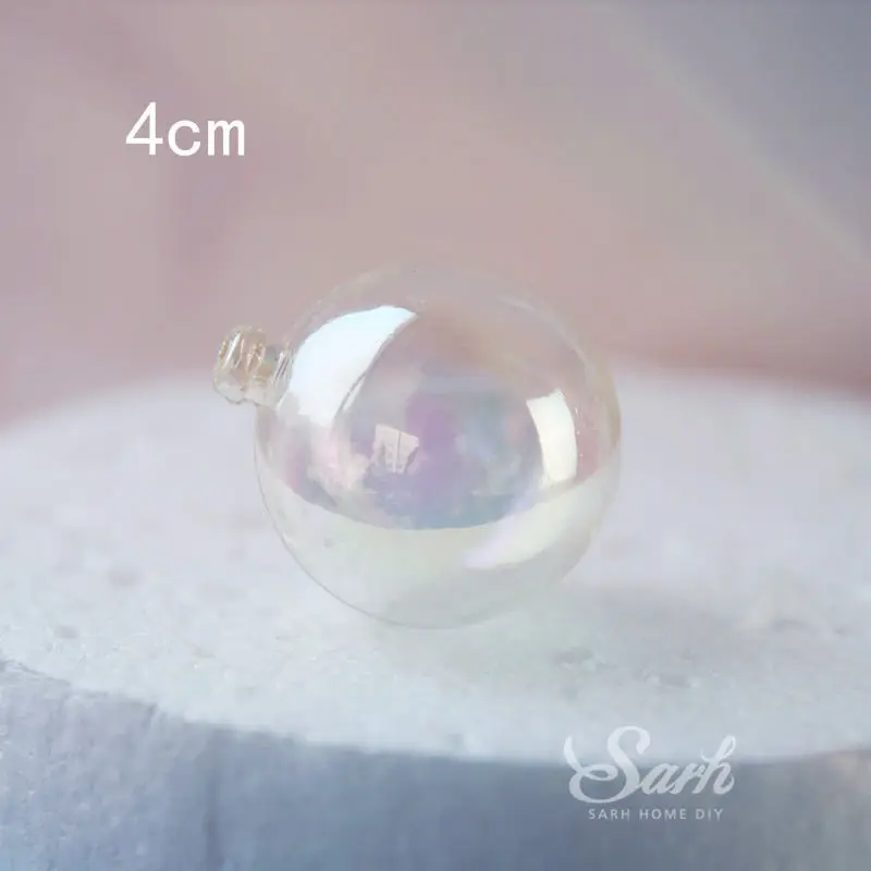 3pc 4cm laser balls Блестящий золотистый, серебристый, цвета алмаза корона украшения для свадьбы невесты День Святого Валентина вечерние с днем рождения принадлежности для выпечки прекрасные подарки - Цвет: 3pc 4cm laser balls