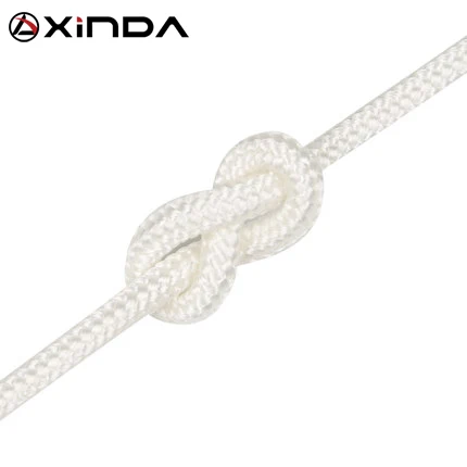 White-10m XINDA Escalada Паракорд Скалолазание Веревка аксессуары шнур 4 мм диаметр высокая сила Паракорд Веревка безопасности спасательное оборудование - Цвет: White-10m